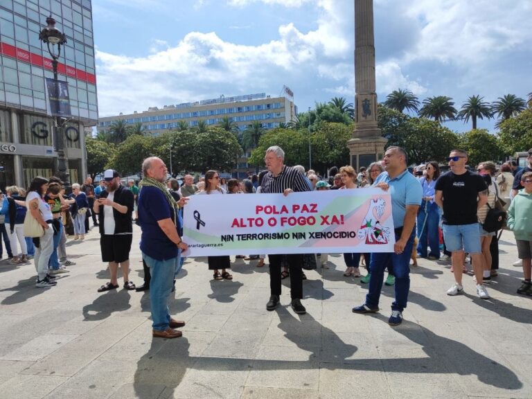 Concentacion pola Paz en Palestina no Obelisco