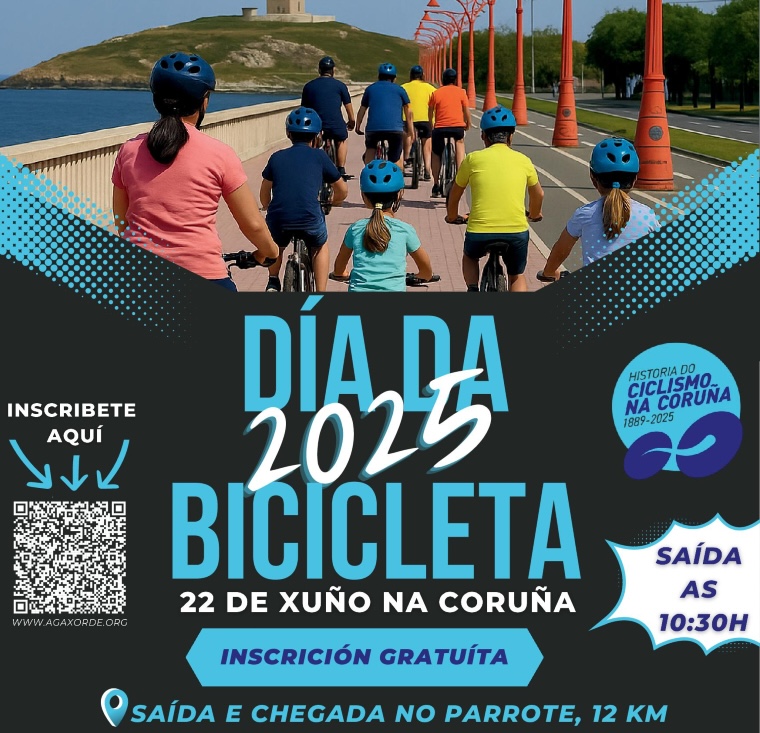 Dia da Bicicleta na Coruna