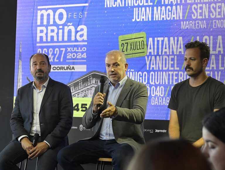 Gonzalo Castro presentando o Morrina Fest no MEGA
