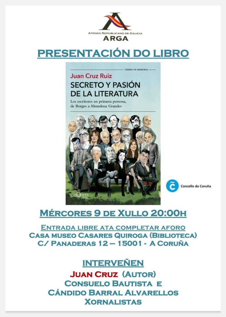 Nova presentación literaria na Casa Casares Quiroga
