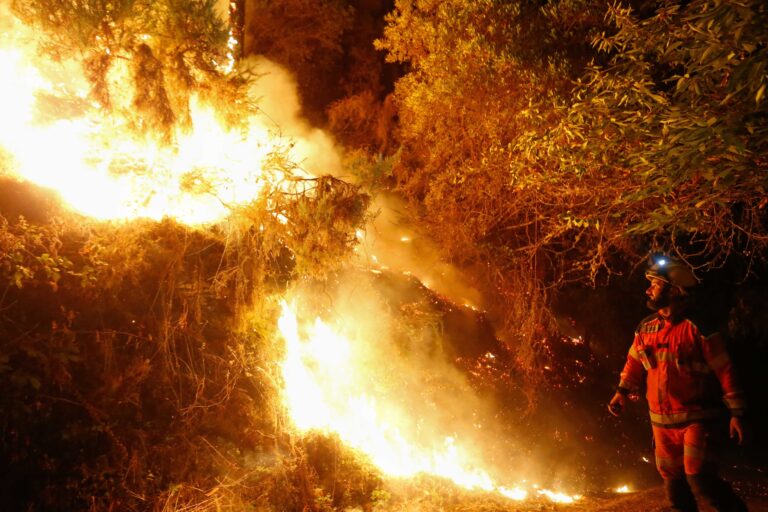 Extinguido o primeiro gran lume da comarca coruñesa tras arrasar 33,5 hectáreas
