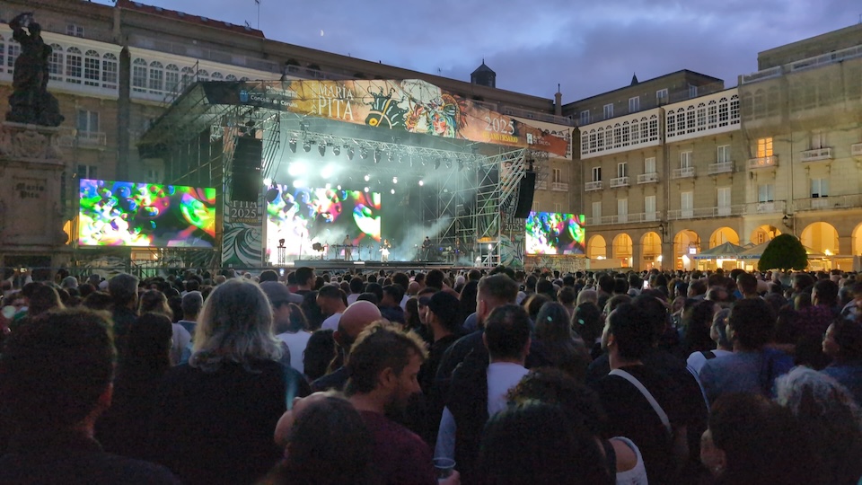 Concerto de Baiuca en Maria Pita