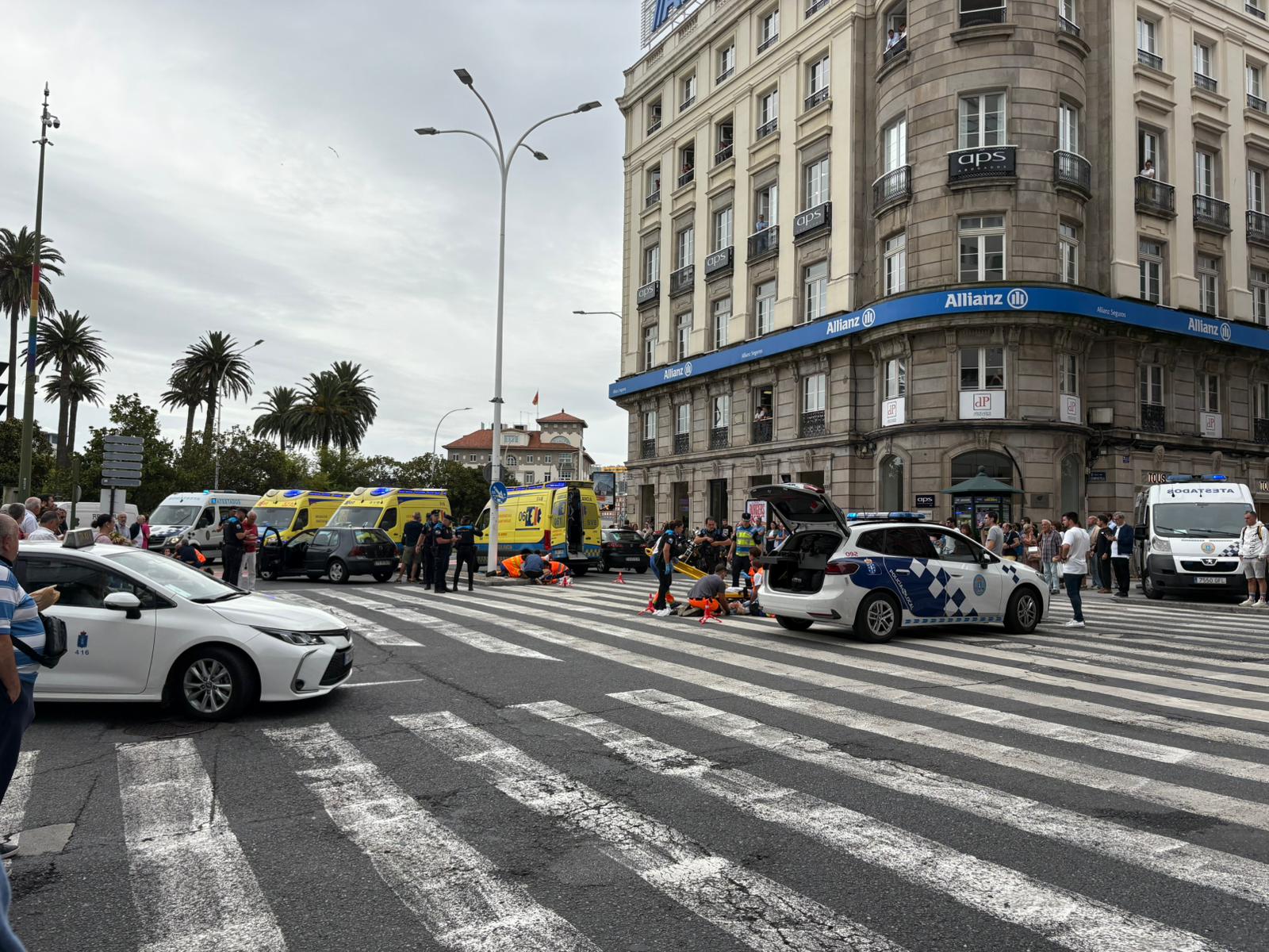 Imaxe do atropelo en Juana de Vega- Foto elserenoindis