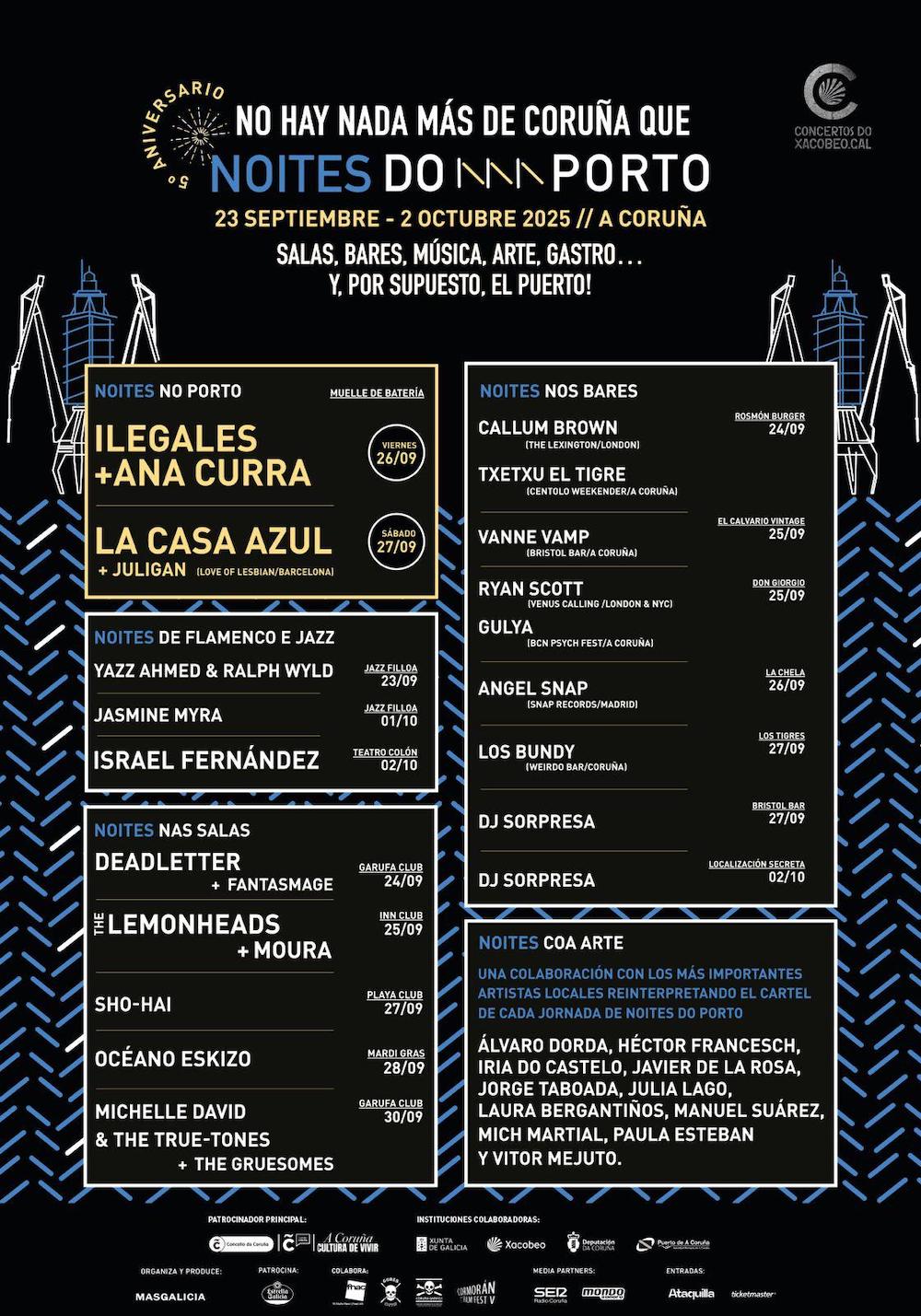 CARTEL Noites do Poto Coruna 2025