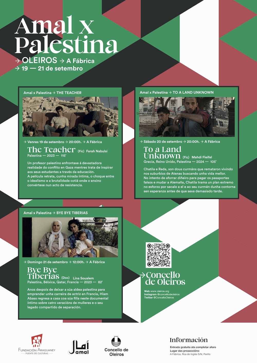 Ciclo Cine Amal x Palestina en Oleiros