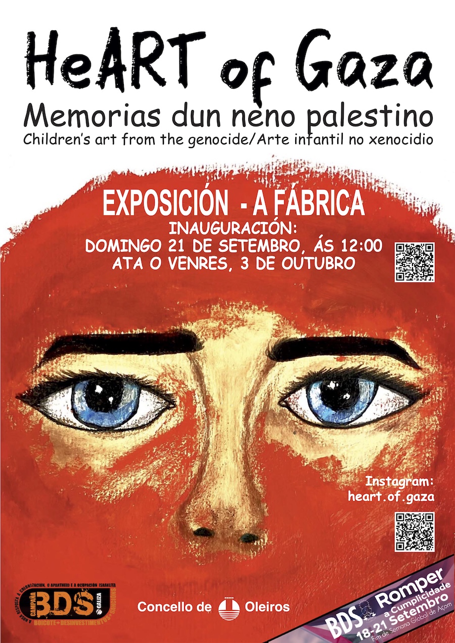 Exposicion Heart of Gaza en Oleiros