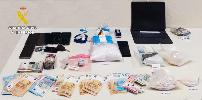 droga incautada en Meicende