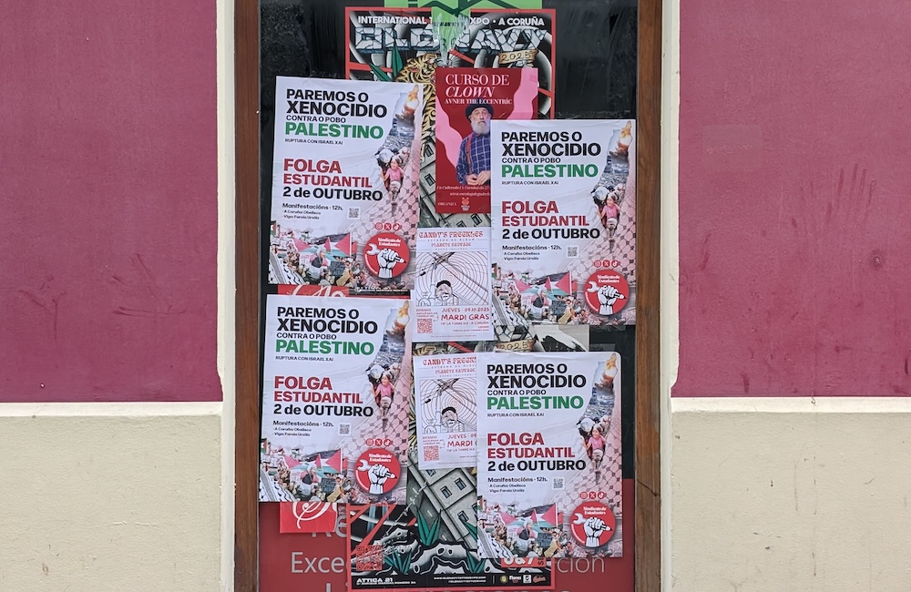 folga estudantil por palestina