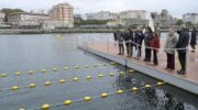 Nova estrutura flotante de O Parrote. MONCHO FUENTES