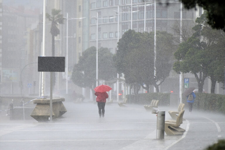 Activada a alerta laranxa por choivas no oeste da provincia da Coruña