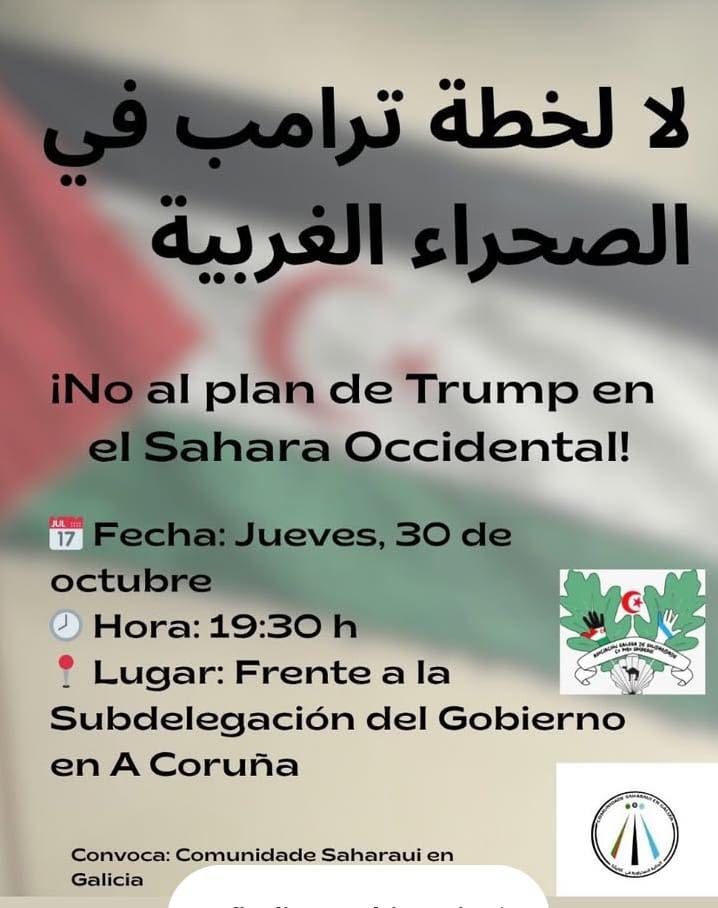 Concentracion saharaui Coruna