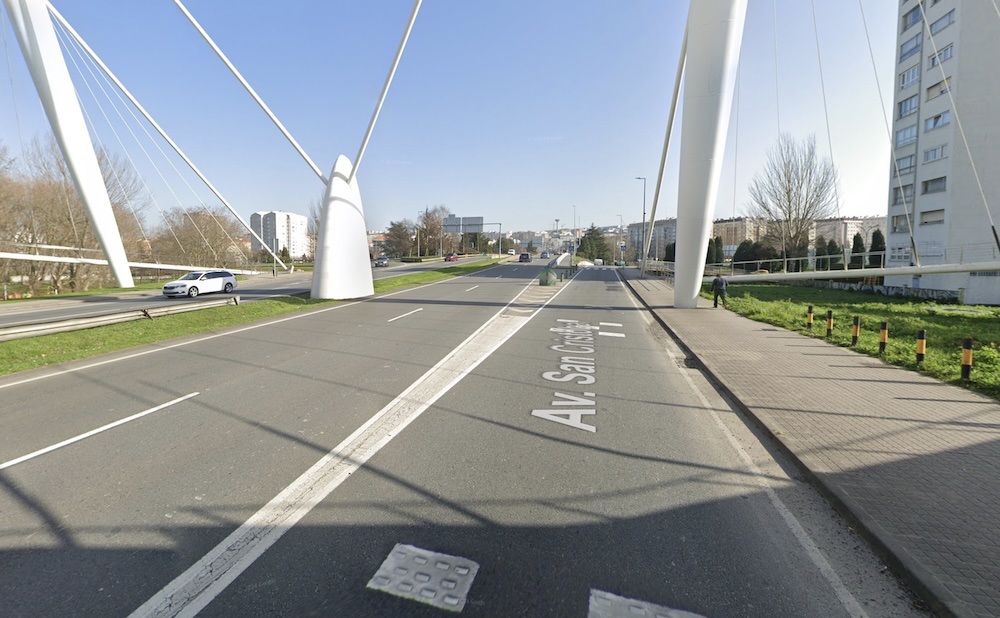 Corte na saida da Avda SAn Cristobal para Alfonso Molina