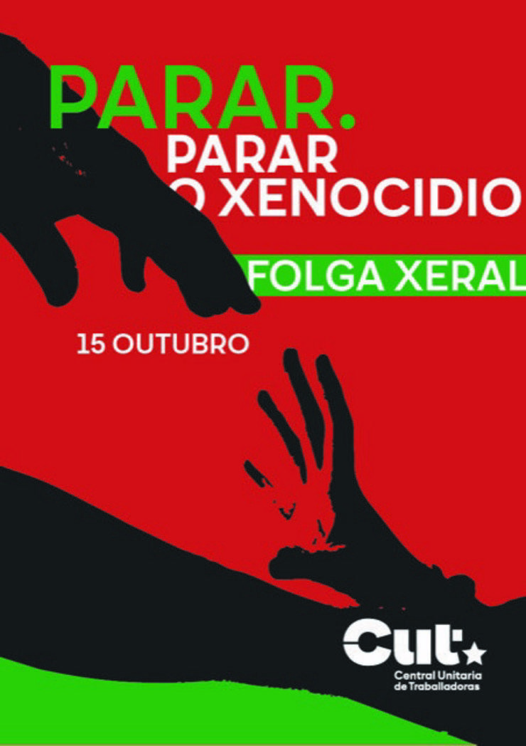 Folga Xeral CUT Palestina 15 outubro