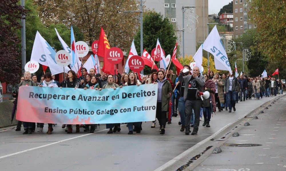 Manifestacion Ensino Elvina Coruna 3
