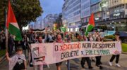 Manifestacion por Palestina na Coruna