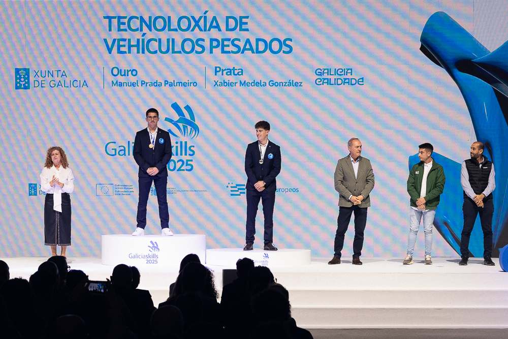 Manuel Prada Palmeiro, do CIFP Someso da CoruñaDemostraconTecVehiculosPesados