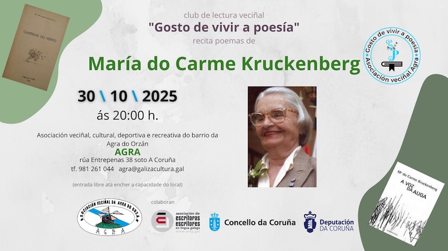 María do Carme Kruckenberg na Agra