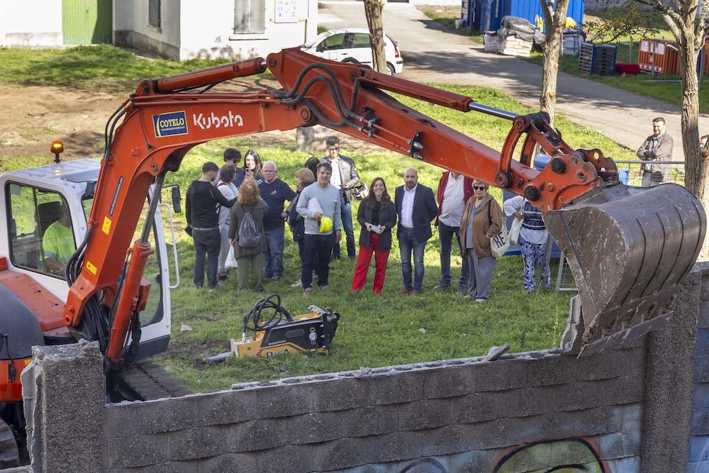 Parque do Observatorio demolicion muros