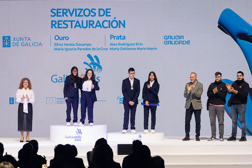 Silvia Varela Docampo e María Ignacia Paredes De La Cruz do CEE Maria Marino no GaliciaSkills 2025