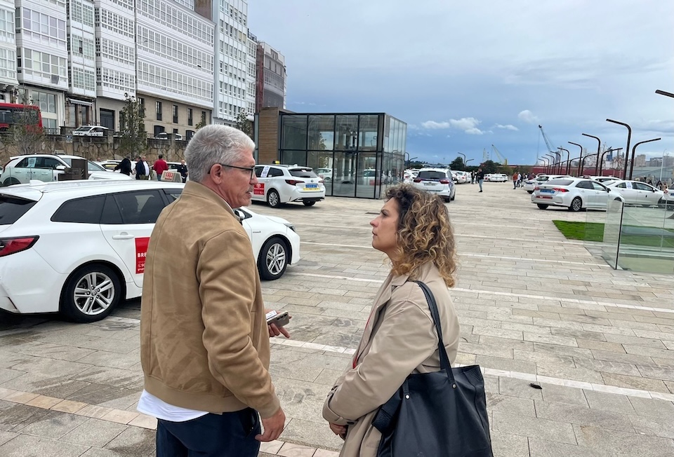 Avia Veira protesta taxistas