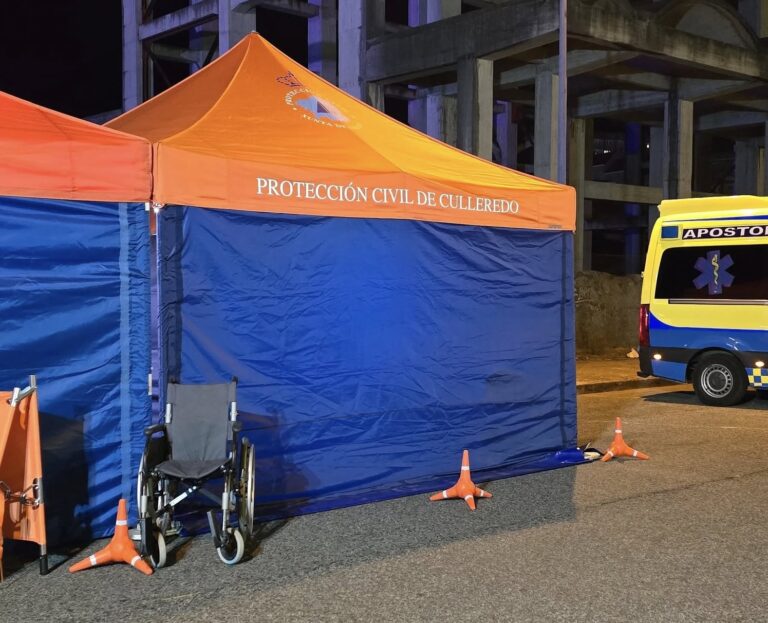 Carpa de proteccion Civil de Culleredo
