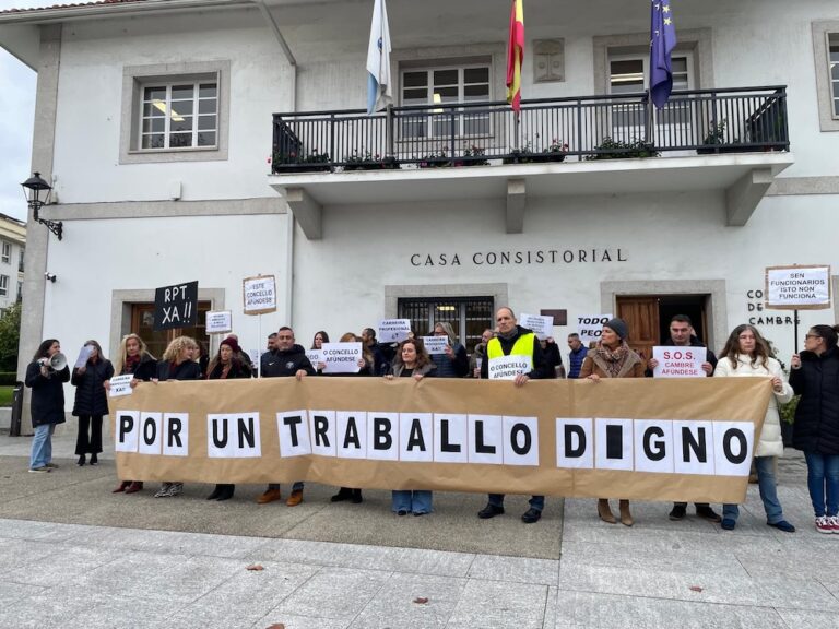 Concentracion traballadores cambre