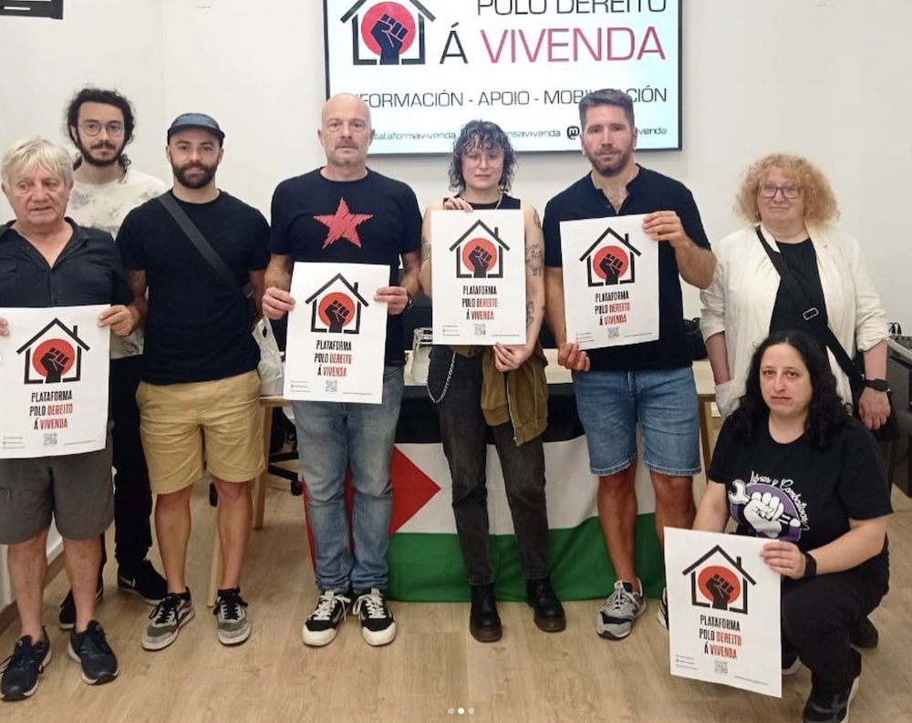 Membros da Plataforma na Defensa da Vivenda