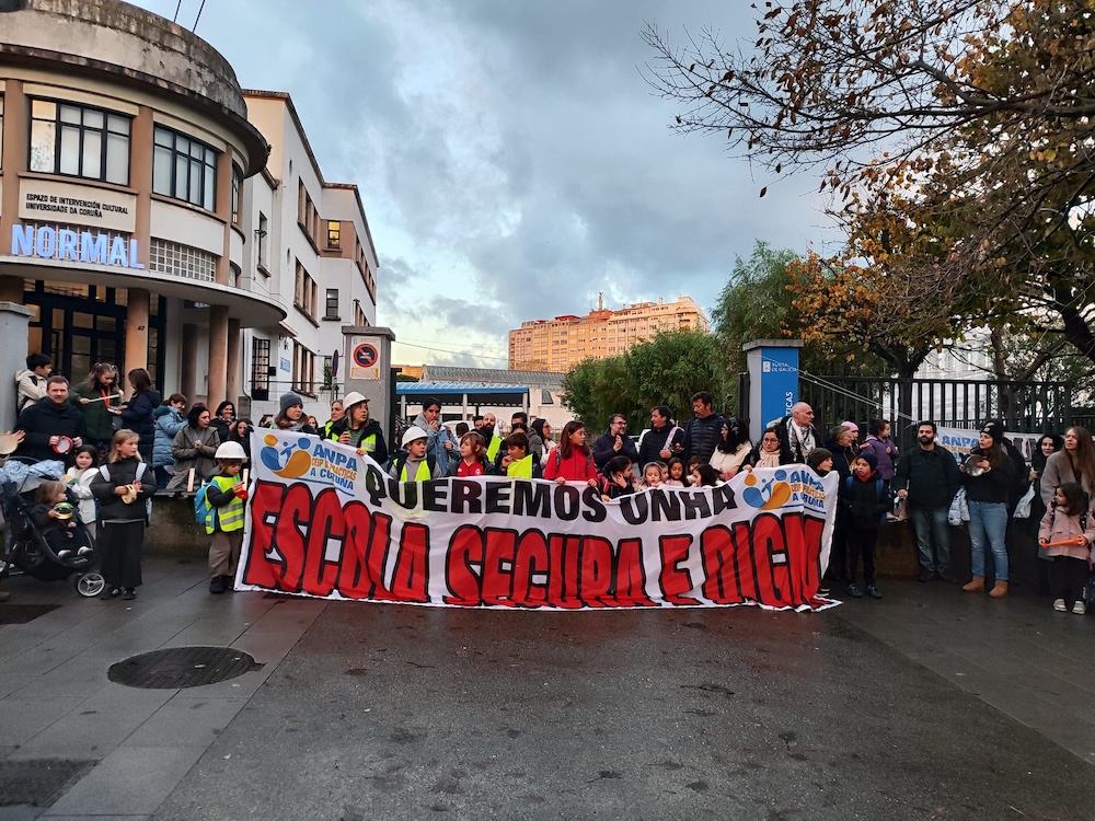 Nova concentracion do CEIP Practicas Coruna