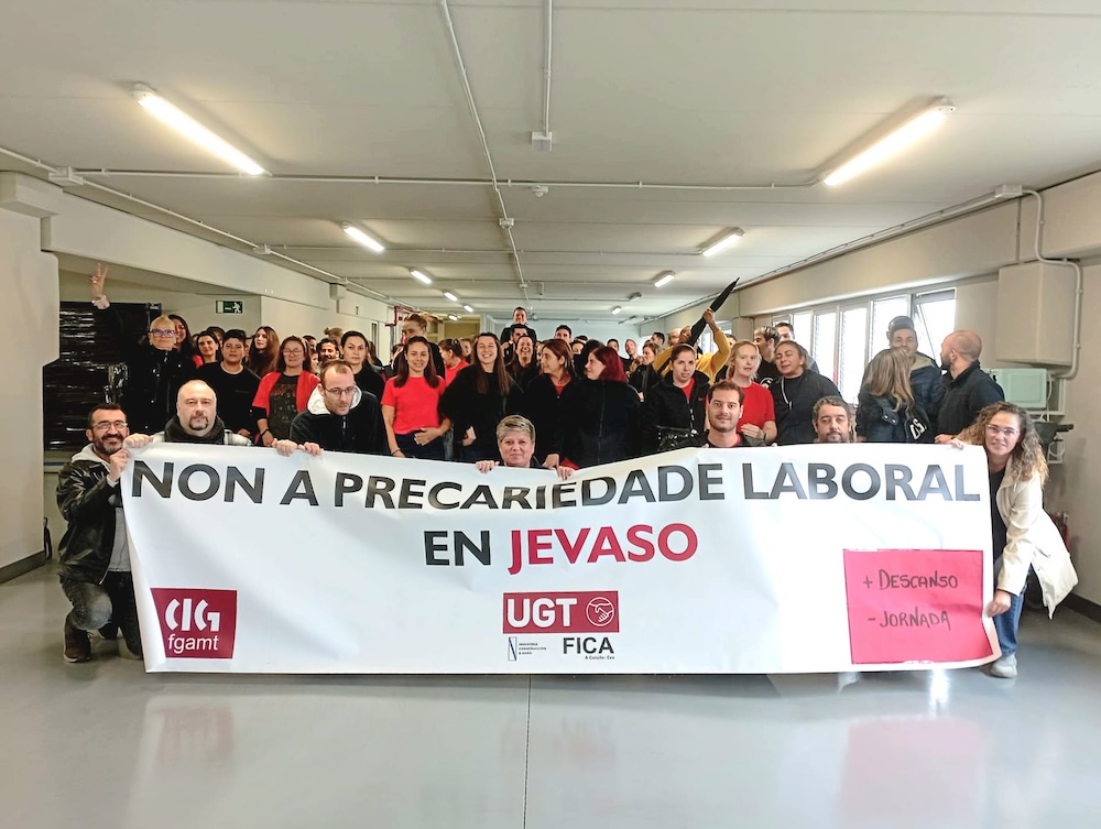 Xuntanza de traballadores do Comite de Jevaso