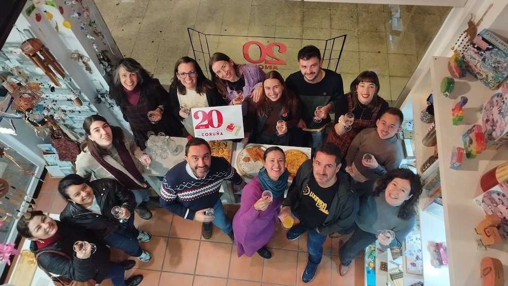 20 anos Tenda de Comercio Xusto de Solidariedade Internacional en San Andres