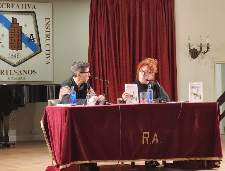 Lucas Platero e Cristina Palacios no Circo de Artesans co AKAFEM