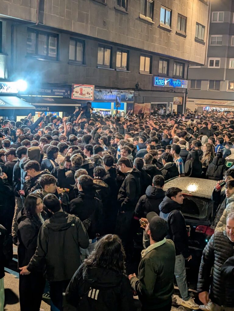 Incidentes puntuais e unha quedada frustrada de ultras antes do Dépor-Atlético
