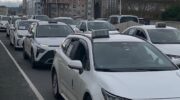 Manifestacion Taxistas VTC Coruna 3