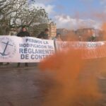Manifestacion do Mar no Parrote Ferrol
