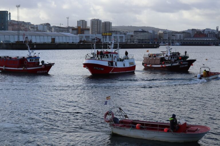 Barcos no mar do Parrote