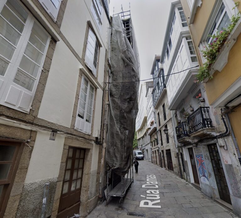 Plan de Ruinas Rua Damas 3 Coruna
