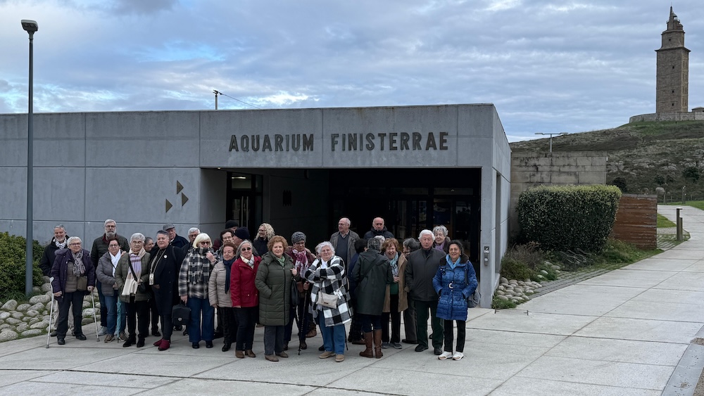 UNED SENIOR CORUÑA no Aquarium Finisterrae 2