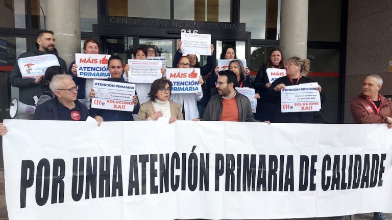 Concentracion Atencion Primaria Centro Saude Ventorrilo Coruna