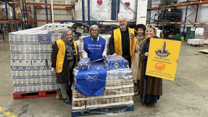 Los Leones no Banco de Alimentos