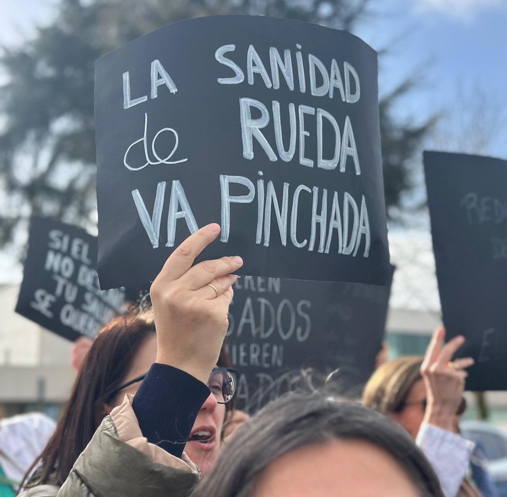 Manifestacion Folga Sanitarios