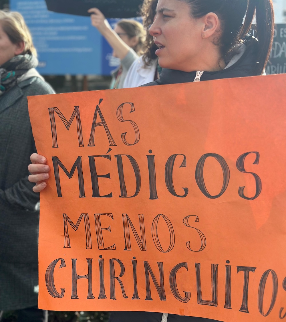 Manifestacion Folga Sanitarios