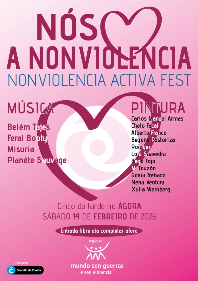 Nonviolencia Activa Fest III Cartel Genérico copia