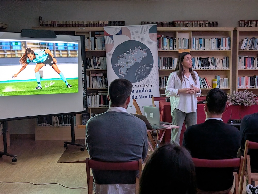 Eugenia Gil Soriano arbitra internacional corunesa en Ponteceso