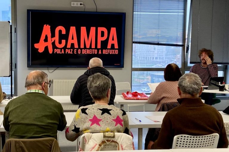 A Rede Acampa pola Paz, obrigada a disolver a súa actividade en Galicia