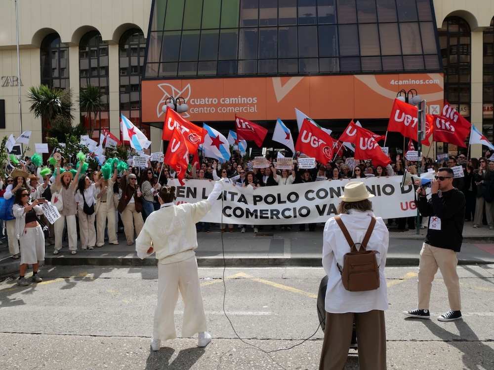 Concentracion comercio textil Coruna q