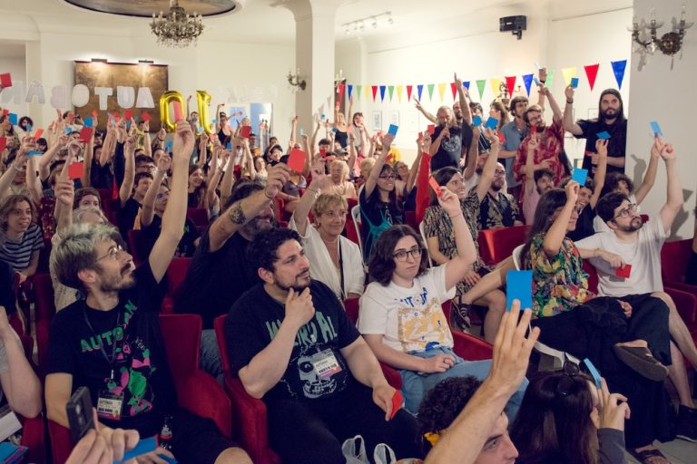 Imaxe dunha batalla de debuxo no Autobom 2024