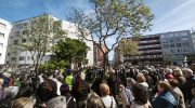 Manifestacion no Parque da Agra