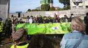 Manifestacion no Parque da Agra