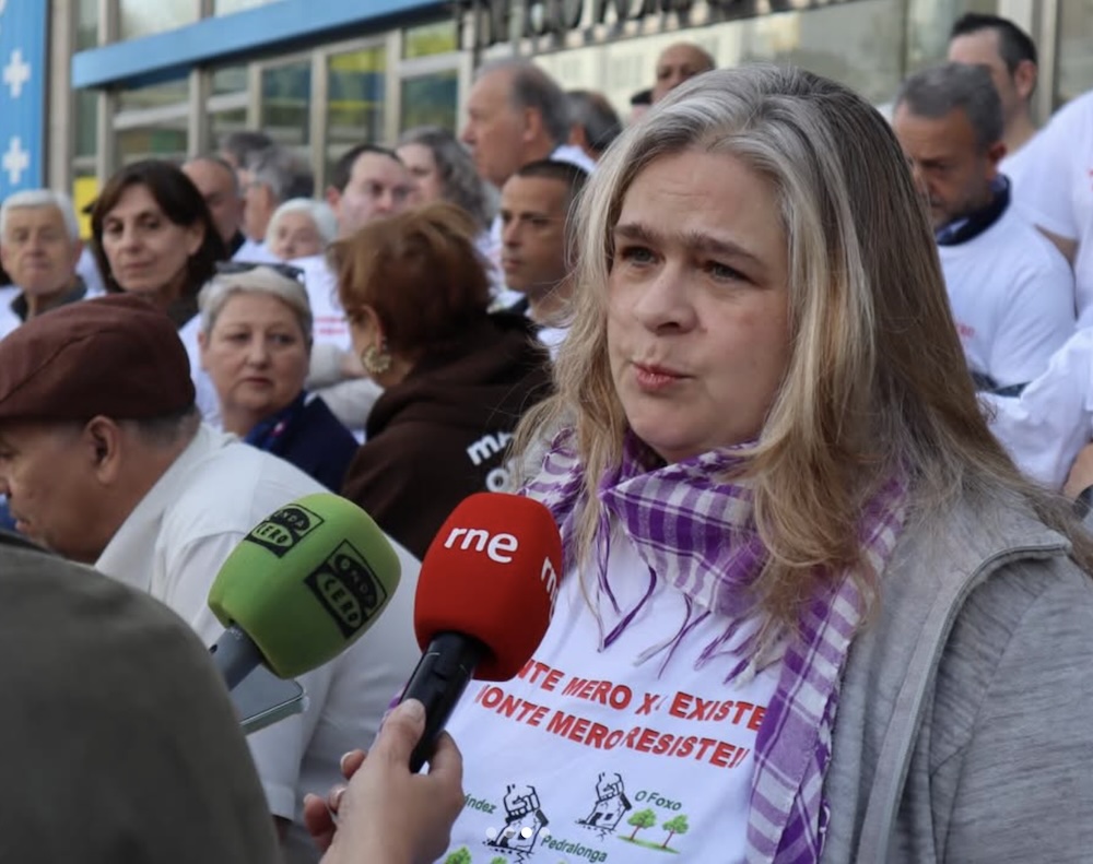 Mónica Díaz, Presidenta da Asociación Veciñal de Eirís e afectada pola PIA Monte Mero-Fotos de Nerea Rey Jaspe
