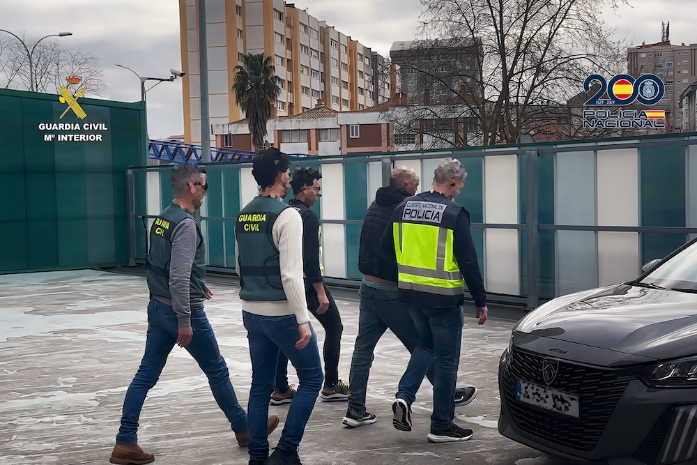 Operacion roubos Garda Civl en Festas